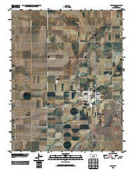 Kinsley Kansas Historical topographic map, 1:24000 scale, 7.5 X 7.5 Minute, Year 2009