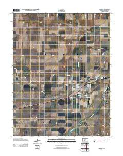 Kinsley Kansas Historical topographic map, 1:24000 scale, 7.5 X 7.5 Minute, Year 2012