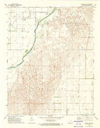 Kinsley SW Kansas Historical topographic map, 1:24000 scale, 7.5 X 7.5 Minute, Year 1972