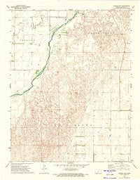 Kinsley SW Kansas Historical topographic map, 1:24000 scale, 7.5 X 7.5 Minute, Year 1972