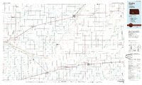 Kinsley Kansas Historical topographic map, 1:100000 scale, 30 X 60 Minute, Year 1985