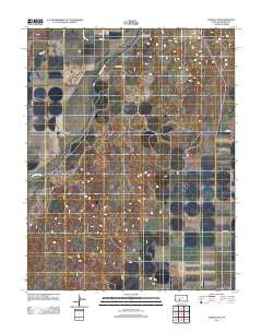 Kinsley SW Kansas Historical topographic map, 1:24000 scale, 7.5 X 7.5 Minute, Year 2012