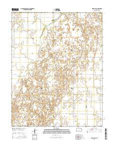 Kinsley SW Kansas Current topographic map, 1:24000 scale, 7.5 X 7.5 Minute, Year 2015