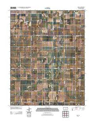 Kipp Kansas Historical topographic map, 1:24000 scale, 7.5 X 7.5 Minute, Year 2012