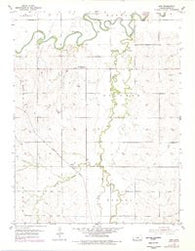 Kipp Kansas Historical topographic map, 1:24000 scale, 7.5 X 7.5 Minute, Year 1955