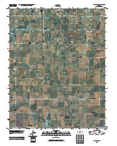 Kirkwood Kansas Historical topographic map, 1:24000 scale, 7.5 X 7.5 Minute, Year 2010