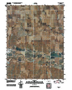 Kirwin Kansas Historical topographic map, 1:24000 scale, 7.5 X 7.5 Minute, Year 2010