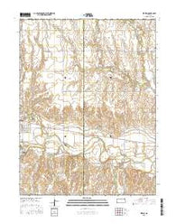 Kirwin Kansas Current topographic map, 1:24000 scale, 7.5 X 7.5 Minute, Year 2015
