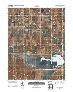 Kirwin Reservoir Kansas Historical topographic map, 1:24000 scale, 7.5 X 7.5 Minute, Year 2012