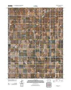 Kirwin SE Kansas Historical topographic map, 1:24000 scale, 7.5 X 7.5 Minute, Year 2012