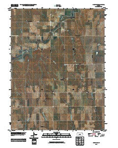 Kirwin SW Kansas Historical topographic map, 1:24000 scale, 7.5 X 7.5 Minute, Year 2010