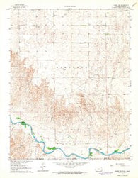 Kismet SE Kansas Historical topographic map, 1:24000 scale, 7.5 X 7.5 Minute, Year 1963