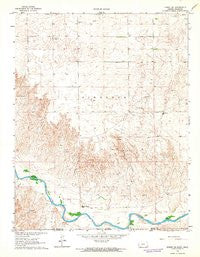 Kismet SE Kansas Historical topographic map, 1:24000 scale, 7.5 X 7.5 Minute, Year 1963