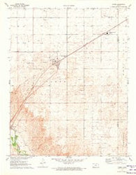Kismet Kansas Historical topographic map, 1:24000 scale, 7.5 X 7.5 Minute, Year 1971