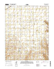 Kismet NE Kansas Current topographic map, 1:24000 scale, 7.5 X 7.5 Minute, Year 2016