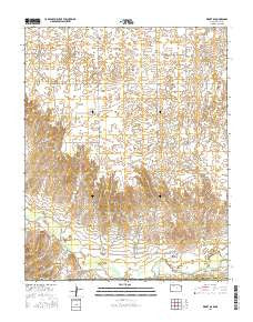 Kismet SE Kansas Current topographic map, 1:24000 scale, 7.5 X 7.5 Minute, Year 2016
