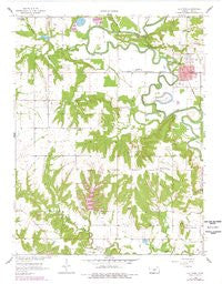 La Cygne Kansas Historical topographic map, 1:24000 scale, 7.5 X 7.5 Minute, Year 1958