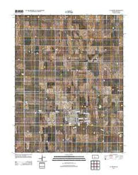 La Crosse Kansas Historical topographic map, 1:24000 scale, 7.5 X 7.5 Minute, Year 2012