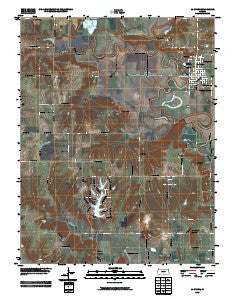 La Cygne Kansas Historical topographic map, 1:24000 scale, 7.5 X 7.5 Minute, Year 2009