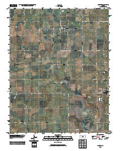 Labette Kansas Historical topographic map, 1:24000 scale, 7.5 X 7.5 Minute, Year 2010