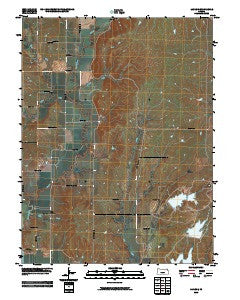 Laclede Kansas Historical topographic map, 1:24000 scale, 7.5 X 7.5 Minute, Year 2010