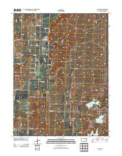 Laclede Kansas Historical topographic map, 1:24000 scale, 7.5 X 7.5 Minute, Year 2012