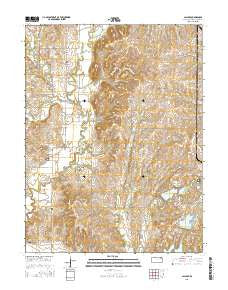 Laclede Kansas Current topographic map, 1:24000 scale, 7.5 X 7.5 Minute, Year 2015