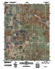 Lafontaine Kansas Historical topographic map, 1:24000 scale, 7.5 X 7.5 Minute, Year 2009