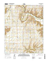 Lafontaine Kansas Current topographic map, 1:24000 scale, 7.5 X 7.5 Minute, Year 2015