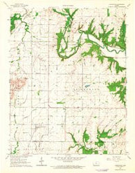 Lafontaine Kansas Historical topographic map, 1:24000 scale, 7.5 X 7.5 Minute, Year 1963