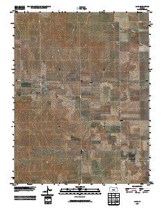 Laird Kansas Historical topographic map, 1:24000 scale, 7.5 X 7.5 Minute, Year 2009
