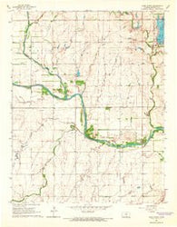 Lake Afton Kansas Historical topographic map, 1:24000 scale, 7.5 X 7.5 Minute, Year 1965