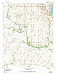 Lake Afton Kansas Historical topographic map, 1:24000 scale, 7.5 X 7.5 Minute, Year 1965
