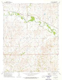 Lake City Kansas Historical topographic map, 1:24000 scale, 7.5 X 7.5 Minute, Year 1973
