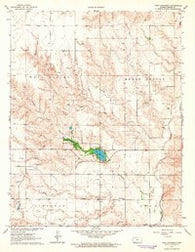 Lake Larrabee Kansas Historical topographic map, 1:24000 scale, 7.5 X 7.5 Minute, Year 1963