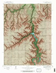 Lake Mc Bride Kansas Historical topographic map, 1:24000 scale, 7.5 X 7.5 Minute, Year 1939