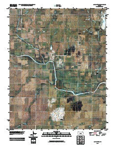 Lake Afton Kansas Historical topographic map, 1:24000 scale, 7.5 X 7.5 Minute, Year 2009