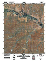 Lake City Kansas Historical topographic map, 1:24000 scale, 7.5 X 7.5 Minute, Year 2009
