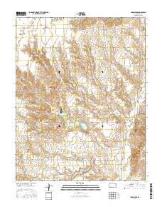 Lake Meade Kansas Current topographic map, 1:24000 scale, 7.5 X 7.5 Minute, Year 2016