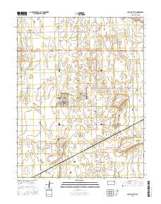 Lake Scott SE Kansas Current topographic map, 1:24000 scale, 7.5 X 7.5 Minute, Year 2015