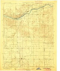 Lakin Kansas Historical topographic map, 1:125000 scale, 30 X 30 Minute, Year 1900