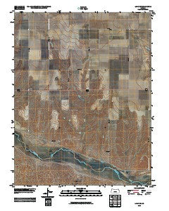 Lakin NW Kansas Historical topographic map, 1:24000 scale, 7.5 X 7.5 Minute, Year 2010