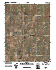 Lamar Kansas Historical topographic map, 1:24000 scale, 7.5 X 7.5 Minute, Year 2009