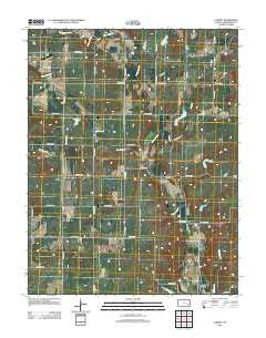 Lamont Kansas Historical topographic map, 1:24000 scale, 7.5 X 7.5 Minute, Year 2012