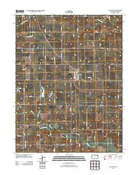 Lancaster Kansas Historical topographic map, 1:24000 scale, 7.5 X 7.5 Minute, Year 2012