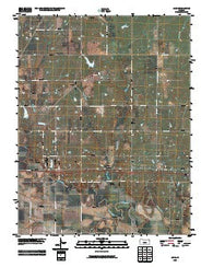 Lang Kansas Historical topographic map, 1:24000 scale, 7.5 X 7.5 Minute, Year 2009