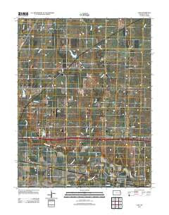 Lang Kansas Historical topographic map, 1:24000 scale, 7.5 X 7.5 Minute, Year 2012