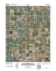 Langdon Kansas Historical topographic map, 1:24000 scale, 7.5 X 7.5 Minute, Year 2012