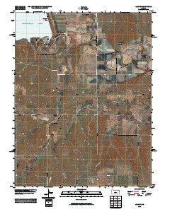 Langley Kansas Historical topographic map, 1:24000 scale, 7.5 X 7.5 Minute, Year 2009