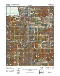 Langley Kansas Historical topographic map, 1:24000 scale, 7.5 X 7.5 Minute, Year 2012